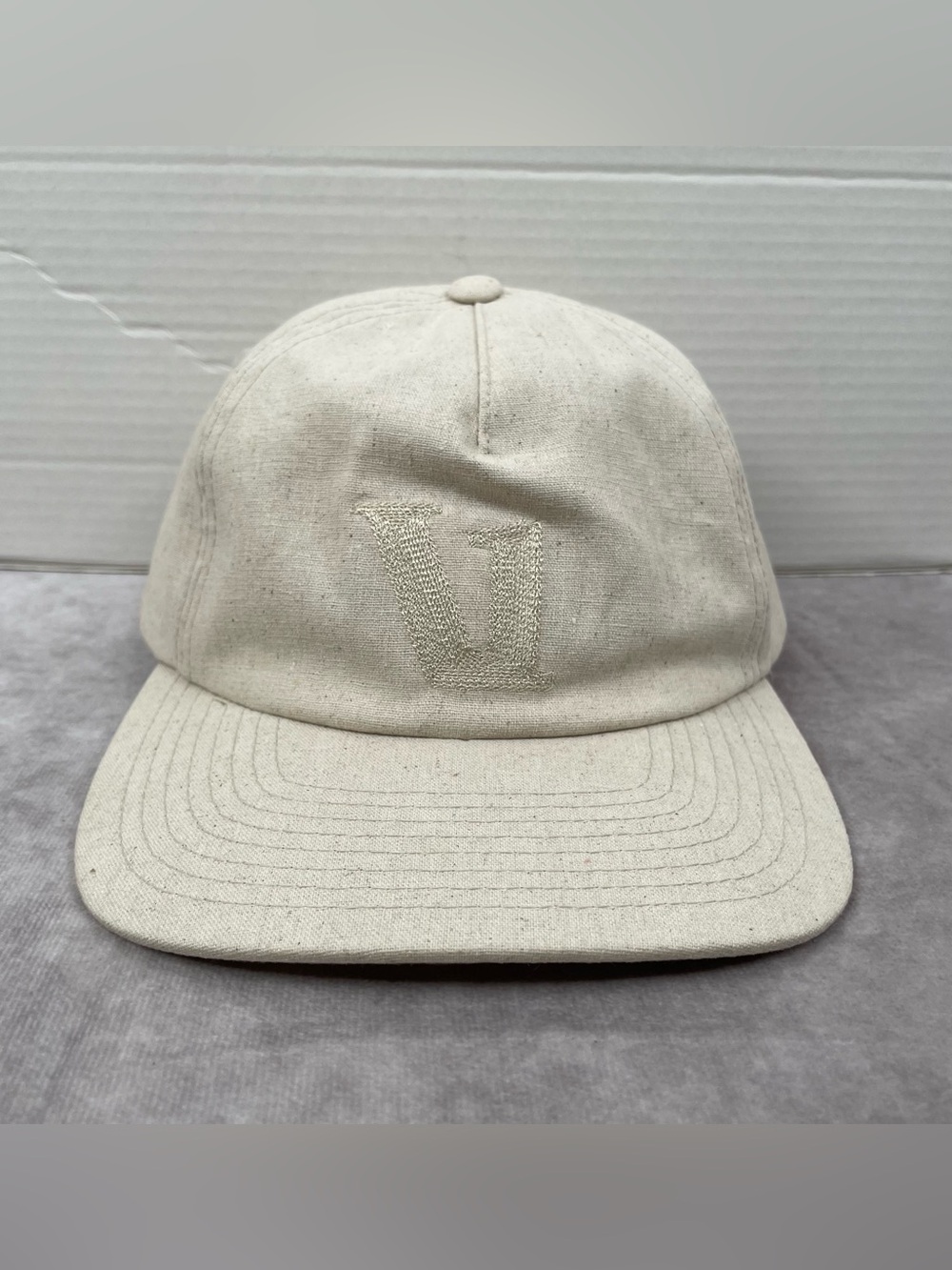 Vuori Magnitude Hat Snapback Adult OSFA Beige Baseball Dad Cap Outdoor Active